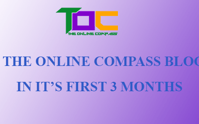 The Online Compass blog in 3 months: Learn how to start a brand new blog