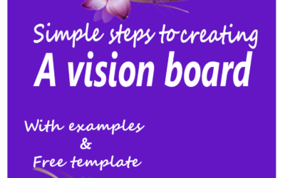 Tips for Creating a 2020 Vision Board with Examples and Free Template