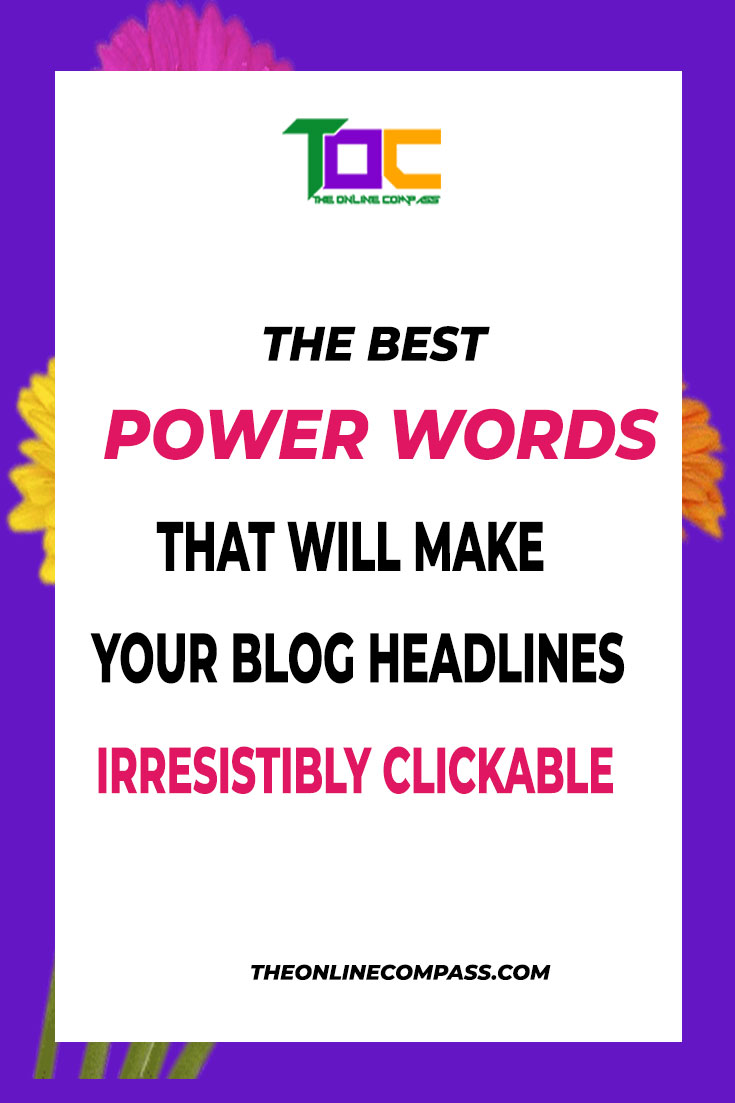 These power words will give energy to your blog post.