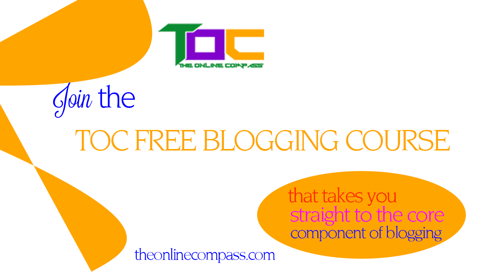 TOC 10 FREE BLOGGING COURSE