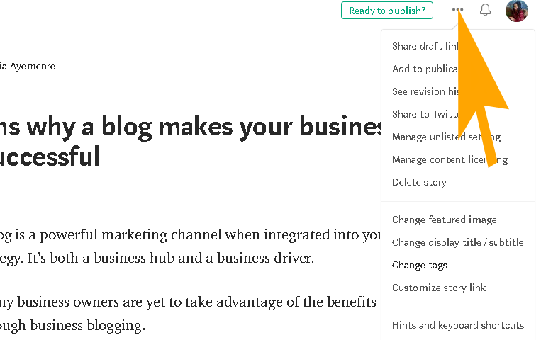 how to get extra traffic to your blog post using medium.com