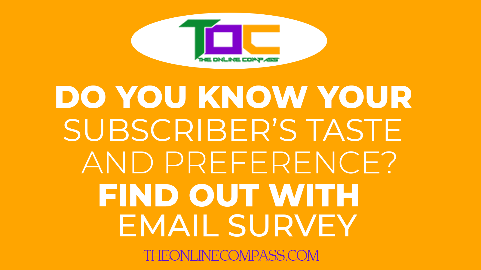 Learn how to build a lasting relationship with your customers by using email survey